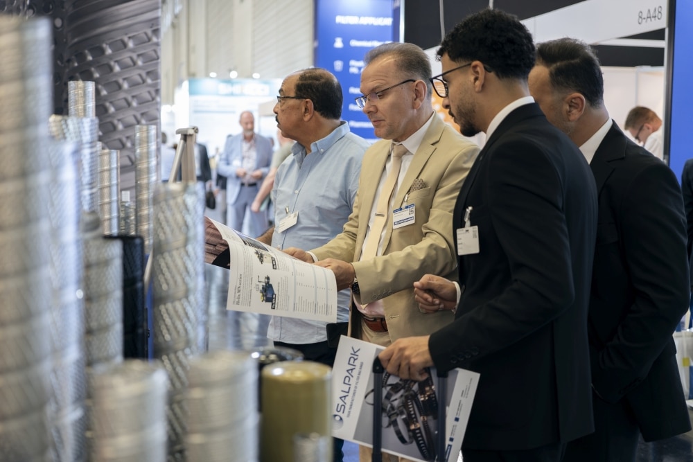 Die Filtech beleuchtete unterschiedlichste Aspekte der weit verzweigten Filtrationsbranche – hier: Spiralfilterkerzen, die als stabiles Innengerüst Wickelfilter oder Tiefenfilter bei der Filtration von Ölen, Chemikalien, Kühlmitteln oder Wasser unterstützen.