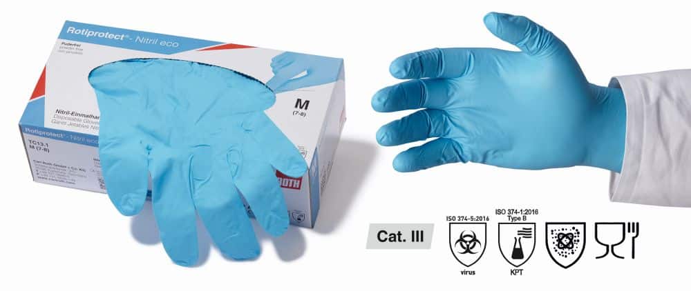Puderfrei und frei von Phthalaten/Weichmachern und allergieauslösenden Latexproteinen: neue Einmalhandschuhe für beanspruchte Haut.